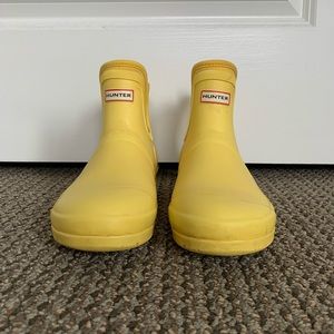 Hunter Yellow Rain boots